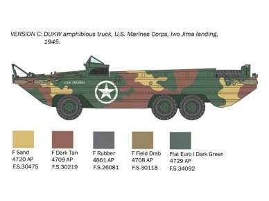 Italeri - DUKW 2 1/2 ton GMC truck amphibious version "D-Day 80° Anniversary", 1/72, 7022 5