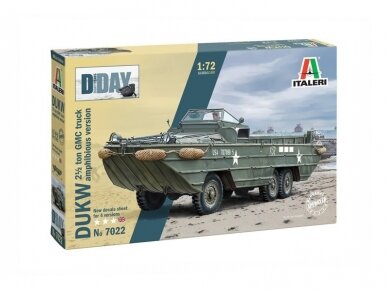 Italeri - DUKW 2 1/2 ton GMC truck amphibious version "D-Day 80° Anniversary", 1/72, 7022