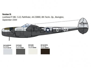 Italeri - Lockheed P-38 J Lightning, 1/48, 2834 19