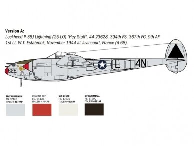 Italeri - Lockheed P-38 J Lightning, 1/48, 2834 15