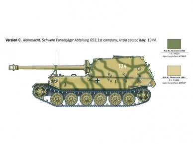 Italeri - Elefant Sd.Kfz. 184 Panzerjager Tiger (P), 1/35, 0211 6