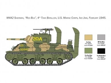 Italeri - M4 Sherman U.S. Marines Corps, 1/35, 6583 9