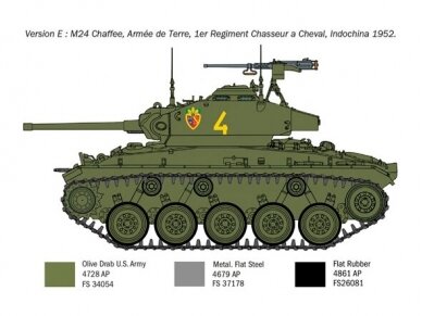 Italeri - M24 Chaffee Korean War, 1/35, 6587 13