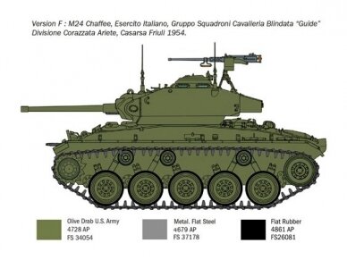 Italeri - M24 Chaffee Korean War, 1/35, 6587 11