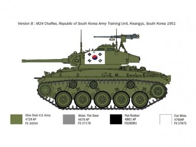 Italeri - M24 Chaffee Korean War, 1/35, 6587 14