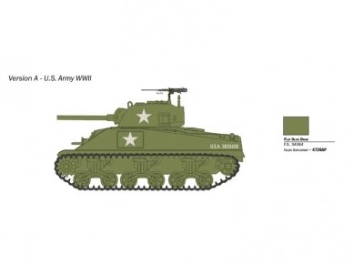 Italeri - Sherman M4 75mm, 1/56, 25751 4