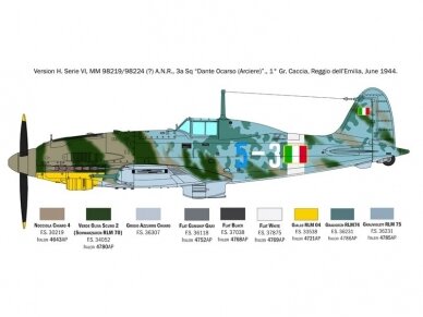 Italeri - Macchi C.205 Veltro, 1/32, 2519 18