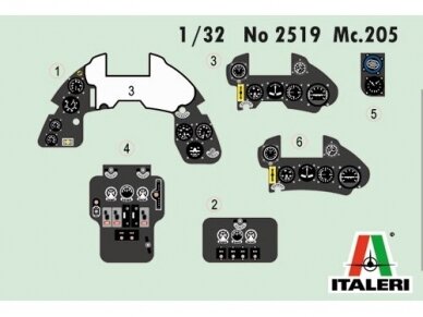 Italeri - Macchi C.205 Veltro, 1/32, 2519 16