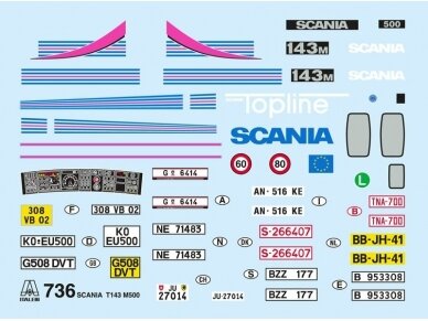 Italeri - Scania T143M 500 Topline, 1/24, 0736 10