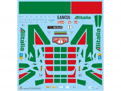 Italeri - Lancia stratos HF Gr.4 Monte Carlo 1977, 1/12, 4714 20