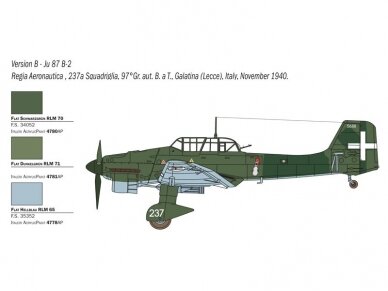 Italeri - Junkers JU 87 B-2/R-2 Stuka "Picchiatello", 1/48, 2769 11