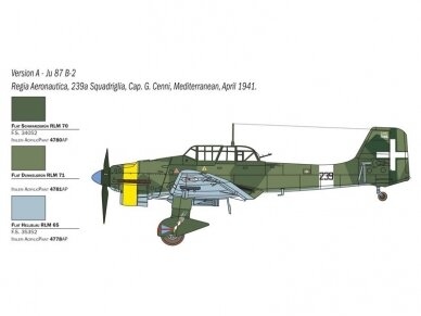 Italeri - Junkers JU 87 B-2/R-2 Stuka "Picchiatello", 1/48, 2769 9