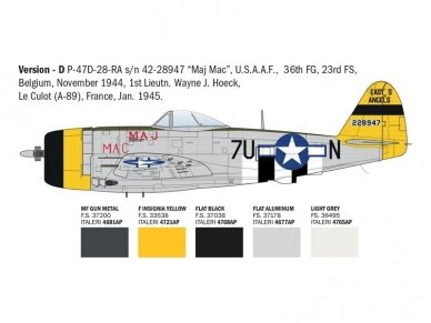 Italeri - Republic P-47D Thunderbolt, 1/48, 2835 7