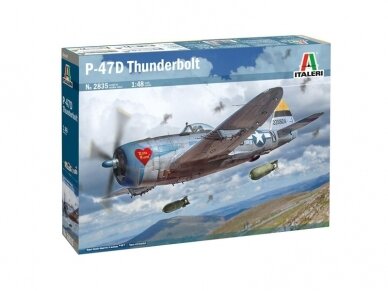 Italeri - Republic P-47D Thunderbolt, 1/48, 2835