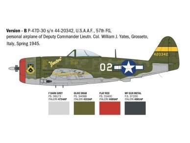 Italeri - Republic P-47D Thunderbolt, 1/48, 2835 8