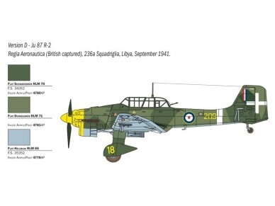 Italeri - Junkers JU 87 B-2/R-2 Stuka "Picchiatello", 1/48, 2769 13