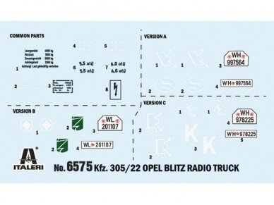 Italeri - Opel Blitz Radio Truck, 1/35, 6575 6