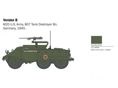 Italeri - M8/M20 Greyhound, 1/56, 25759 5