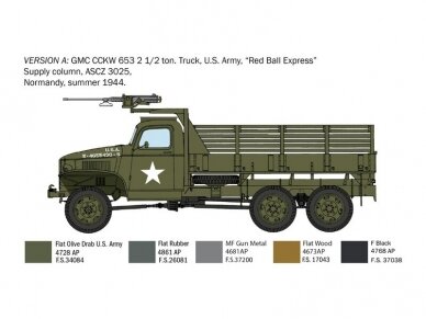 Italeri - GMC 2 1/2 Ton. 6x6 Truck "D-Day 80° Anniversary", 1/35, 6271 5