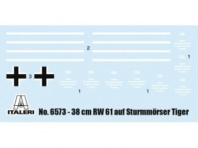 Italeri - 38cm RW 61 auf Sturmmöser Tiger (Sturmtiger), 1/35, 6573 5