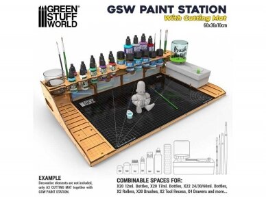 Green stuff world - Paint Station with Cutting Mat (darbastalis), 12421