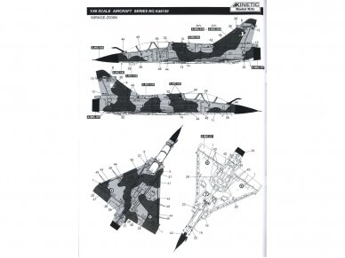 KINETIC - Mirage 2000D with dual GBU-12/22, 1/48, 48120 12