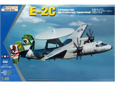 KINETIC - E-2C Hawkeye 2000 VAW-115 Liberty Bells "Sayonara Atsugi", 1/48, 48066