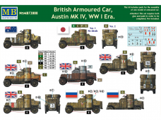 Master Box - British Armoured Car, Austin MK IV WW I Era., 1/72, 72008