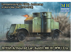 Master Box - British Armoured Car, Austin MK III WW I Era., 1/72, 72007