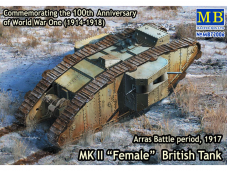 Master Box - MK II "Female" British Tank Arras Battle period, 1917 (Mark II), 1/72, 72006