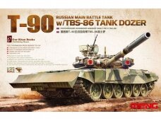 Meng Model - Russian Main Battle Tank T-90 w/TBS-86 Tank Dozer, 1/35, TS-014