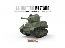 Meng Model - World War Toons M5 Stuart U.S. Light Tank, WWT-012