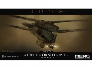 Meng Model - Dune Atreides Ornithopter (Sparnų plotis 173 mm ir ilgis 88 mm), MMS-011