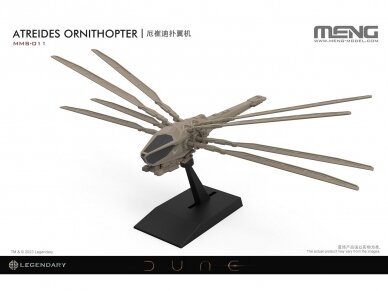 Meng Model - Dune Atreides Ornithopter (Tiivaulatus 173 mm ja pikkus 88 mm), MMS-011 2