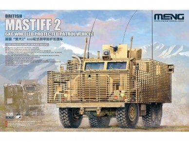 Meng Model - British Mastiff 2 6x6 Wheeled Protected Patrol Vehicle (Cougar MRAP), 1/35, SS-012