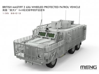 Meng Model - British Mastiff 2 6x6 Wheeled Protected Patrol Vehicle (Cougar MRAP), 1/35, SS-012 1