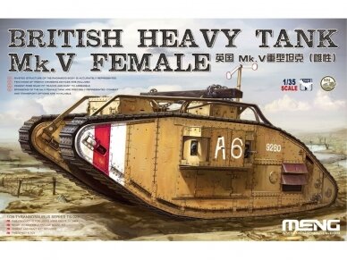 Meng Model - British Heavy Tank Mk.V Female, 1/35, TS-029