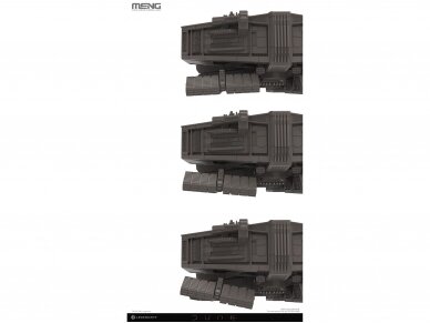 Meng Model - Dune Spice Harvester (Size: 100mm x 65mm x 27mm), MMS-013 3