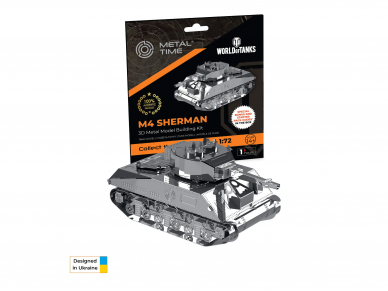 Metal Time - Constructor M4 Sherman, 1/72, WoT, World of Tanks, MT070