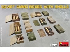 Miniart - Soviet Ammo Boxes with Shells, 1/35, 35261