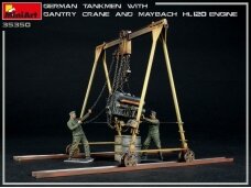 Miniart - German Tankmen with Gantry Crane & Maybach HL 120 Engine, 1/35, 35350