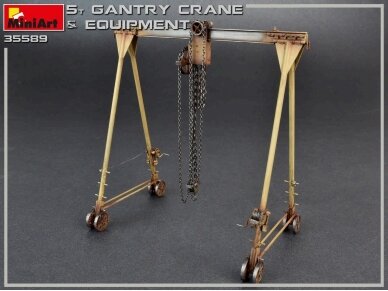 Miniart - 5 Ton Gantry Crane and Equipment, 1/35, 35589 9