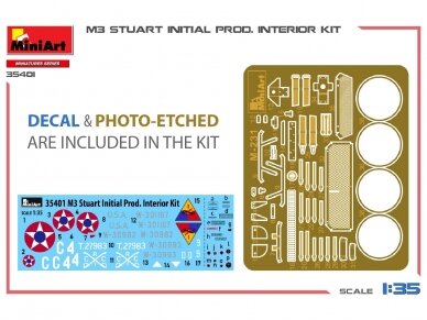 Miniart - M3 Stuart (Initial Production) Interior Kit, 1/35, 35401 26