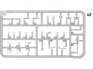 Miniart - M3 Stuart (Initial Production) Interior Kit, 1/35, 35401 25