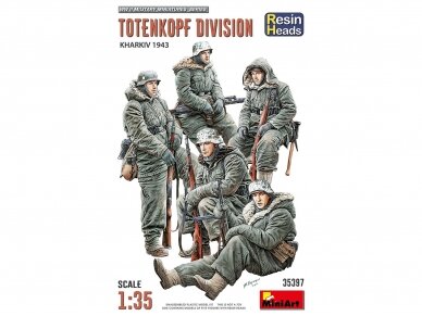 Miniart - Totenkopf Division Kharkiv 1943 - Resin Heads, 1/35, 35397