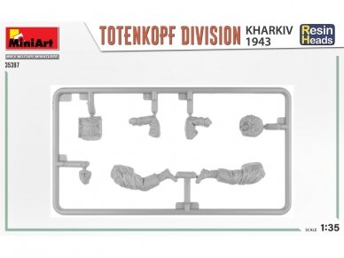 Miniart - Totenkopf Division Kharkiv 1943 - Resin Heads, 1/35, 35397 2