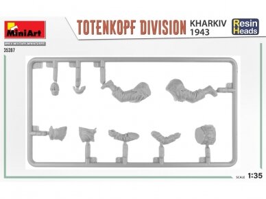 Miniart - Totenkopf Division Kharkiv 1943 - Resin Heads, 1/35, 35397 5