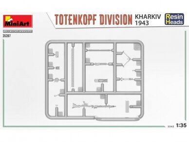 Miniart - Totenkopf Division Kharkiv 1943 - Resin Heads, 1/35, 35397 7