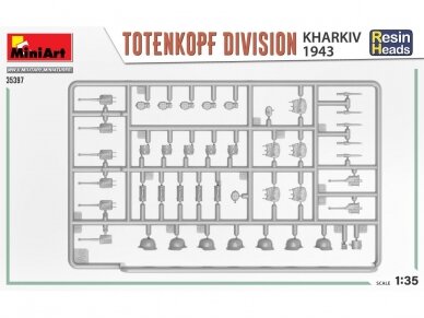 Miniart - Totenkopf Division Kharkiv 1943 - Resin Heads, 1/35, 35397 8