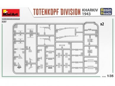 Miniart - Totenkopf Division Kharkiv 1943 - Resin Heads, 1/35, 35397 9